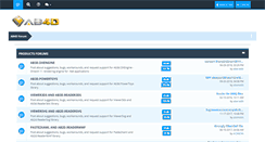 Desktop Screenshot of forum.ab4d.com